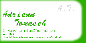 adrienn tomasch business card